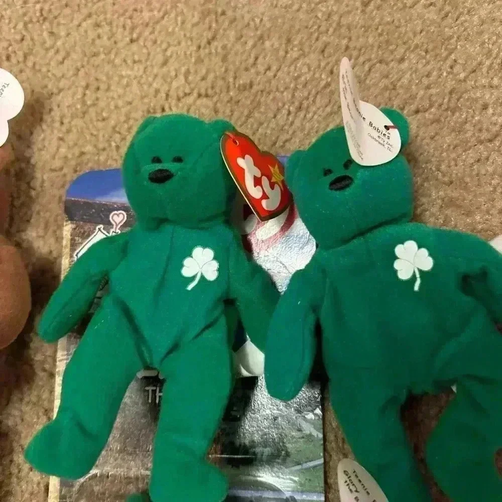 Lot Of 8 Small Beanie Babies Britannia, Erin, Maple, Glory The Bears - Picture 7 of 11